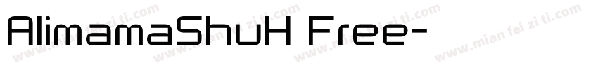 AlimamaShuH Free字体转换